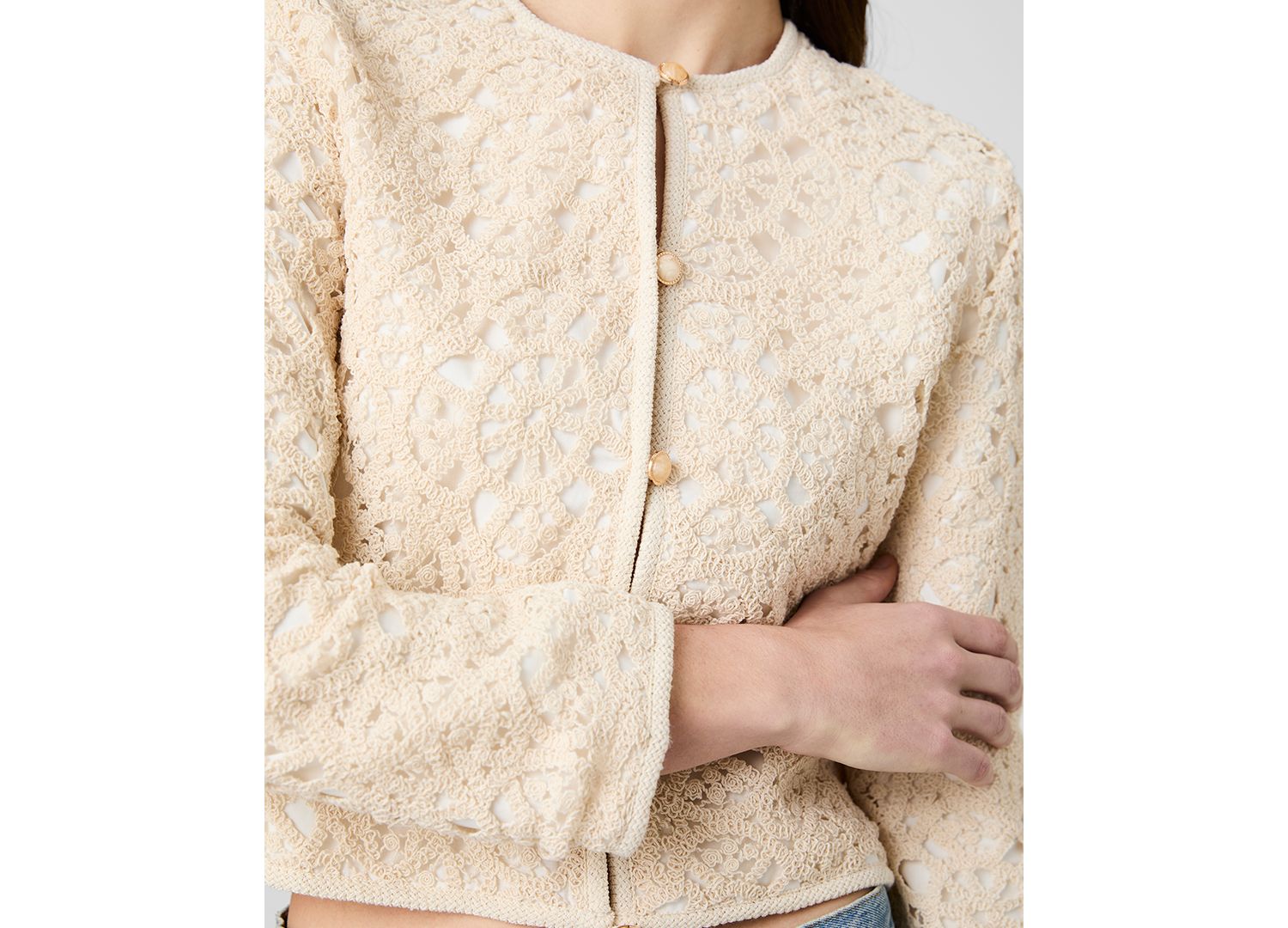 Women's Textured Slim Fit Jacket