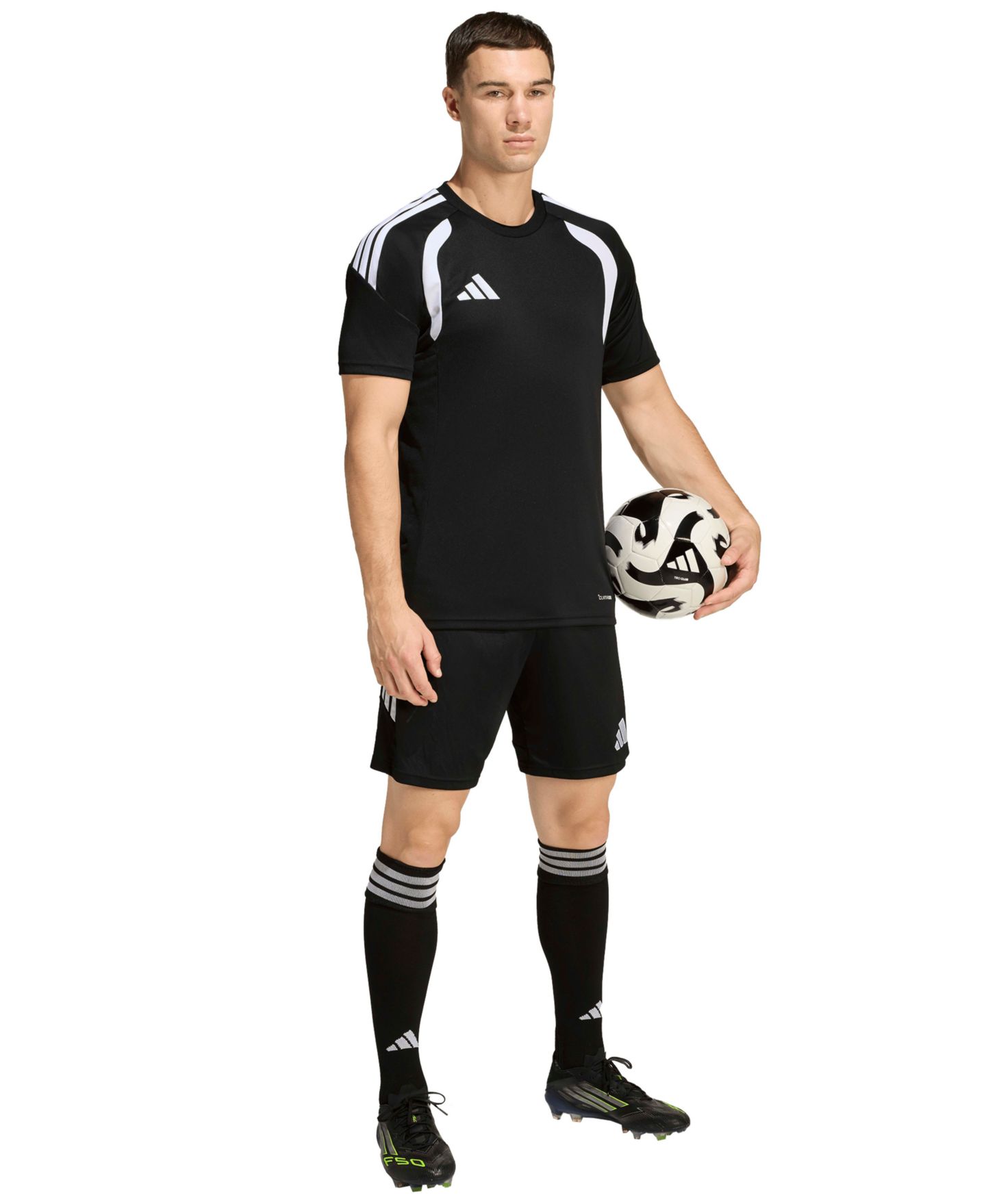 Мужская футболка adidas Tiro 26 League Jersey Crewneck, цвет: Чёрный — фото 2