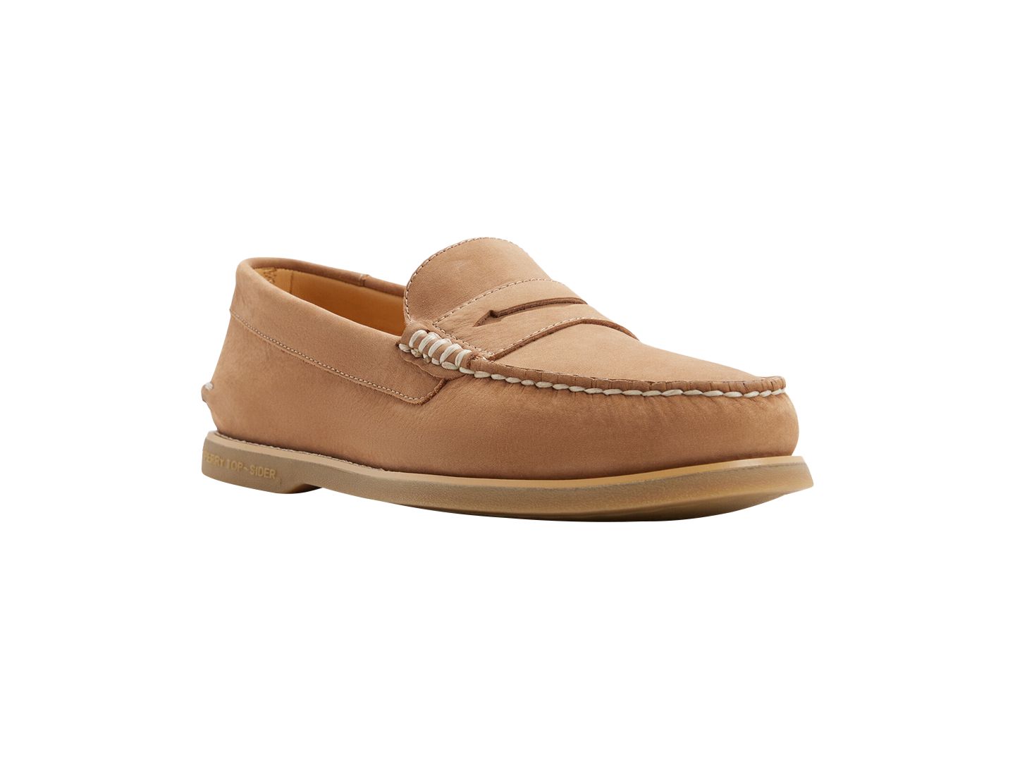 Мужские туфли Sperry Cambridge Penny Slip-On, цвет: Бежевый — фото 1