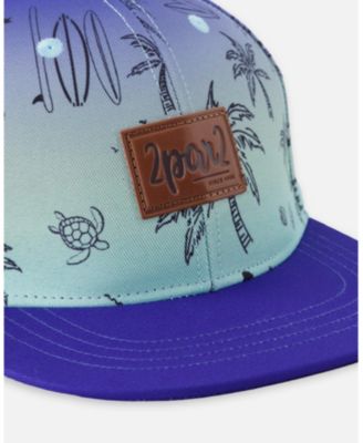 Baby Boys Cap Beach Print