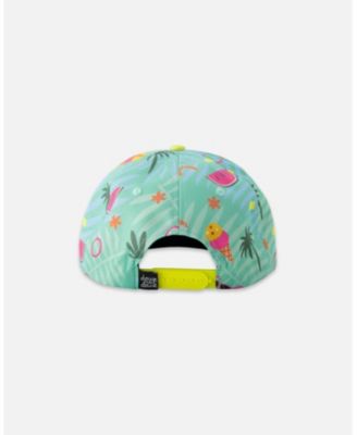 Girl Cap Beach Print - Toddler|Child