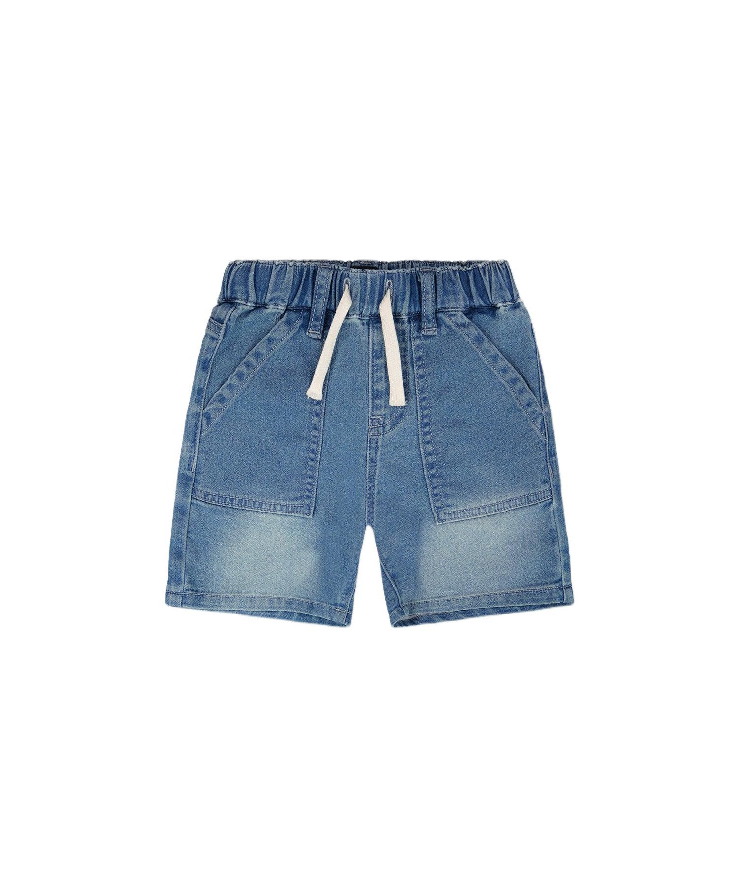 Baby Boys French Terry Denim Shorts