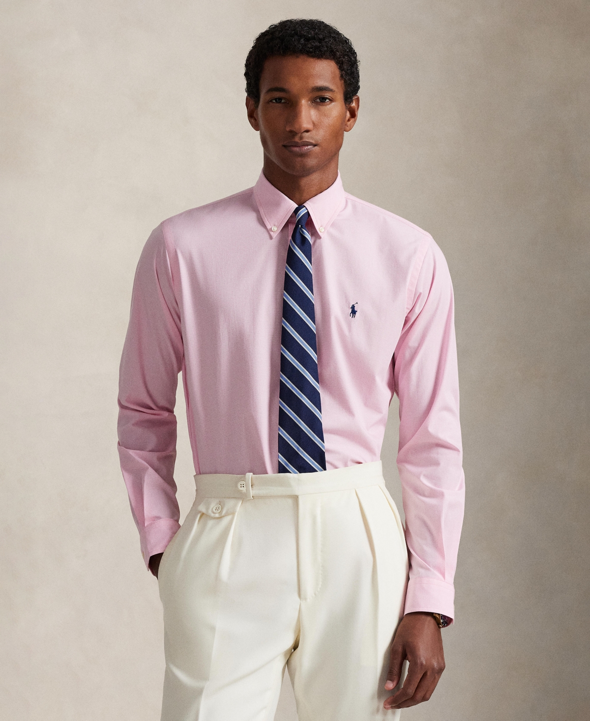 Polo Ralph Lauren Men's Classic-Fit Gingham Stretch Poplin Shirt