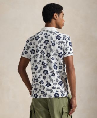Men's Classic-Fit Tropical Floral Polo Shirt