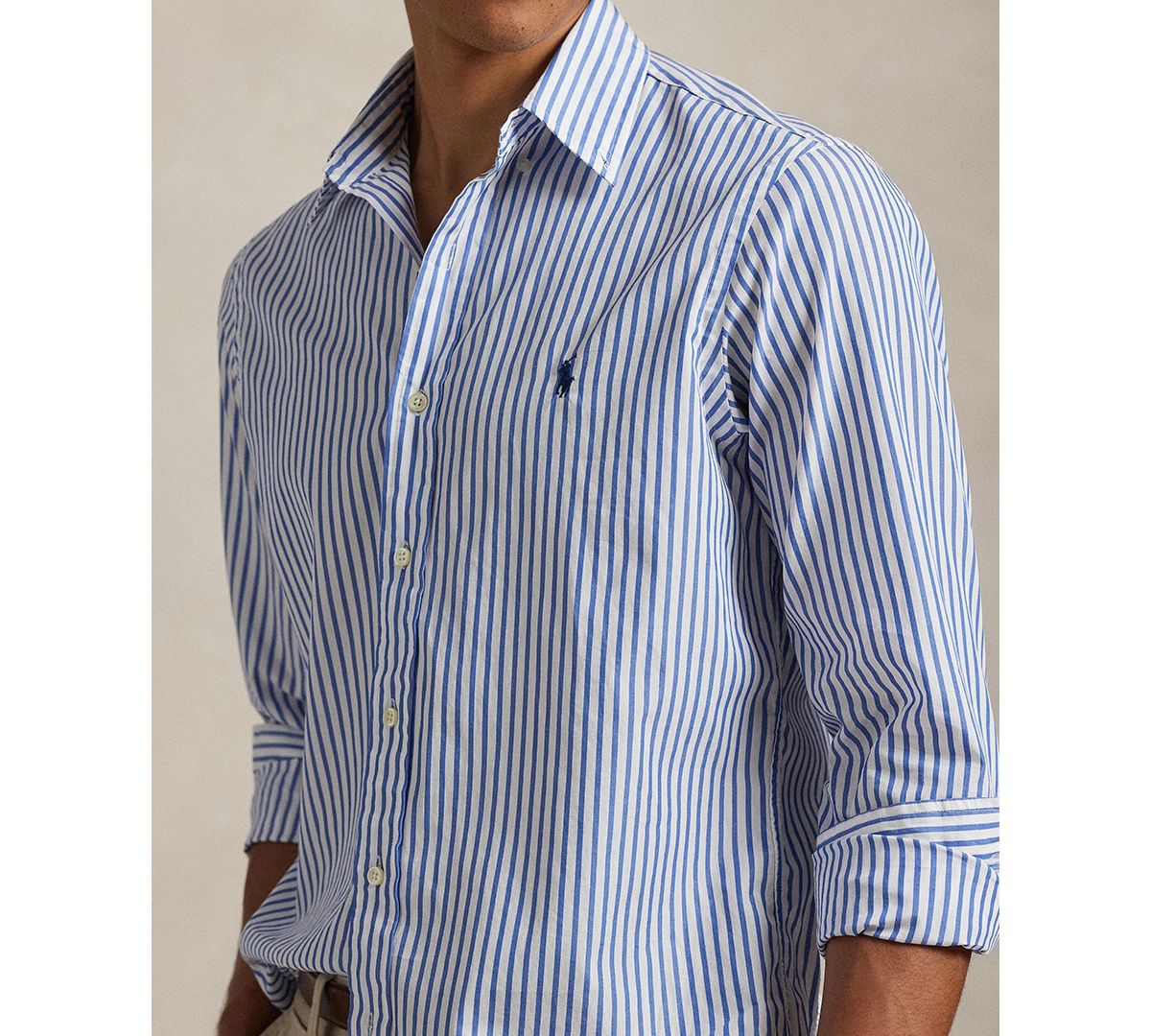 Polo Ralph Lauren Men's Classic-Fit Striped Broadcloth Shirt