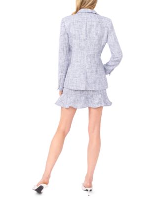 Women's Double-Breasted Collared Blazer