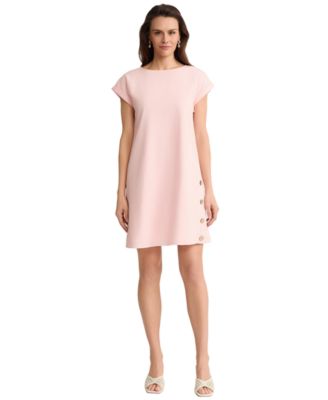 Women's Crewneck Linen Mini Dress