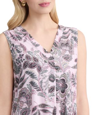 Women's Sleeveless V-Neck Top