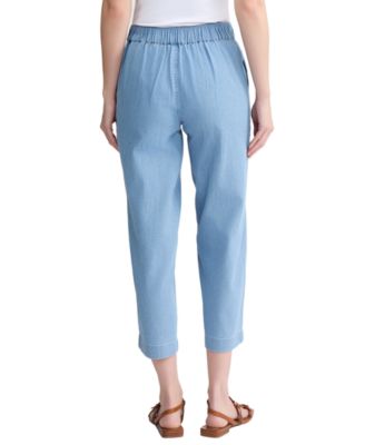 Women's Wide Leg Scallop Hem Pants