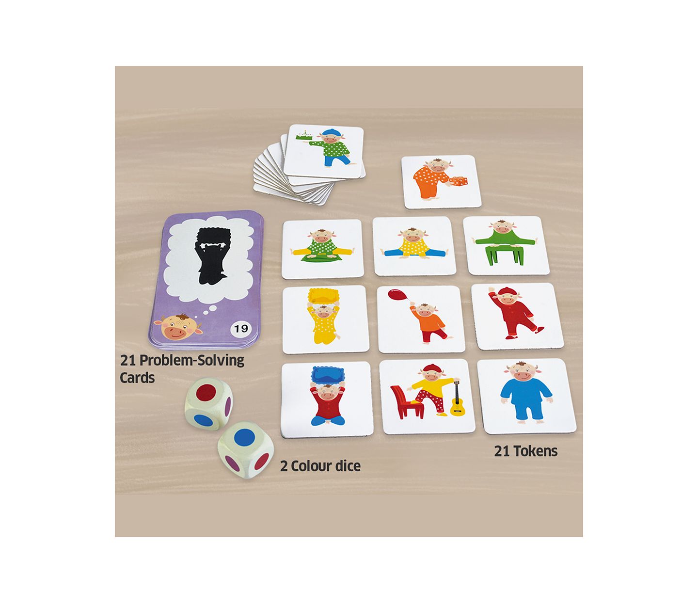Детские игрушки Chalk & Chuckles Pajama Party Matching Dice Game, Ages 3+ — фото 2