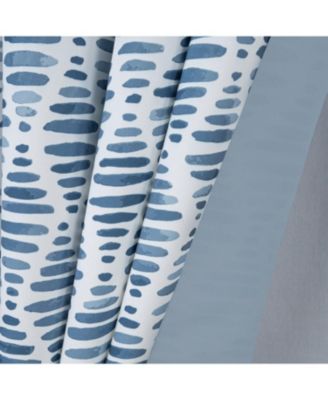 100% Polyester 190 GSM Eloise Reversible Blackout Grommet Curtain Panel