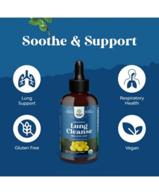 Organic Lung Cleanse, Mullein Leaf Cleanse & Detox Supplement, Nature's Craft | 4oz