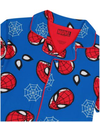 Boys' 4-10 Sketchy Spider Short-Sleeve Shirt and Pajama Pants, 2-Piece Set