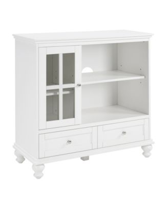 Tahoe Highboy 2 Drawer TV Stand with Storage Cabinet & Shelves for TVs up to 40"