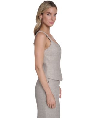 Women's Zip-Front Novelty Vest