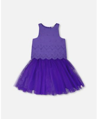 Toddler Girls Sleeveless Top and Skirt Set Mauve