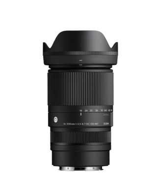16 300mm f/3.5 6.7 DC OS Contemporary Lens for L Mount with Filter Kit, Software Kit, Cap Keeper, and Cleaning Kit