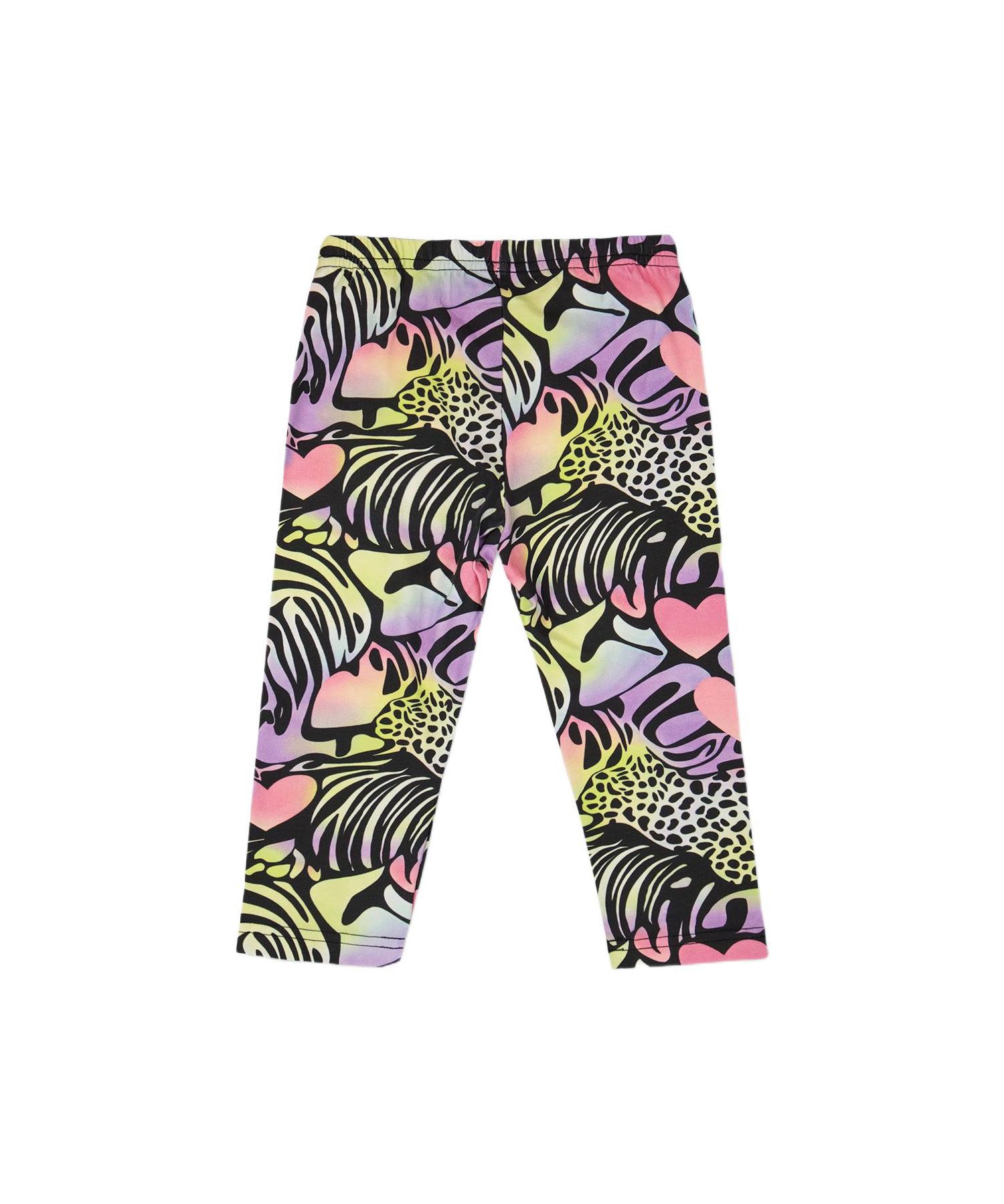 Toddler Girls Cotton Jersey Capri Printed