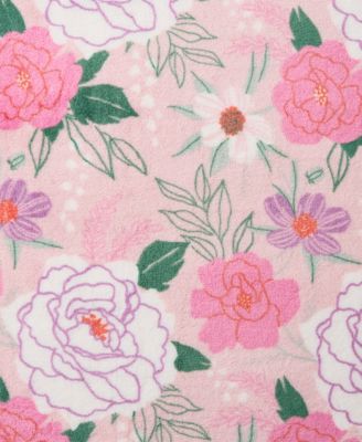 Flourished Love Plush Throw, 50" x 70"