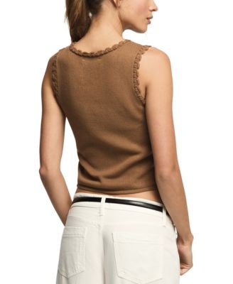 Women's Lace-Up Sweater Vest
