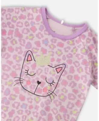 Big Girls ganic Cotton Two-Piece Pyjama Set