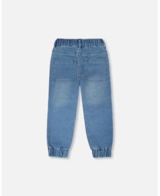 Toddler Boys Stretch French Terry Denim Jogger