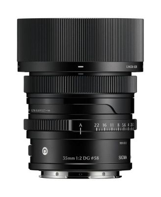 35mm f/2 DG Contemporary Lens for L Mount, Black, Bundle with Software Kit, Cleaning Kit and Cap Keeper