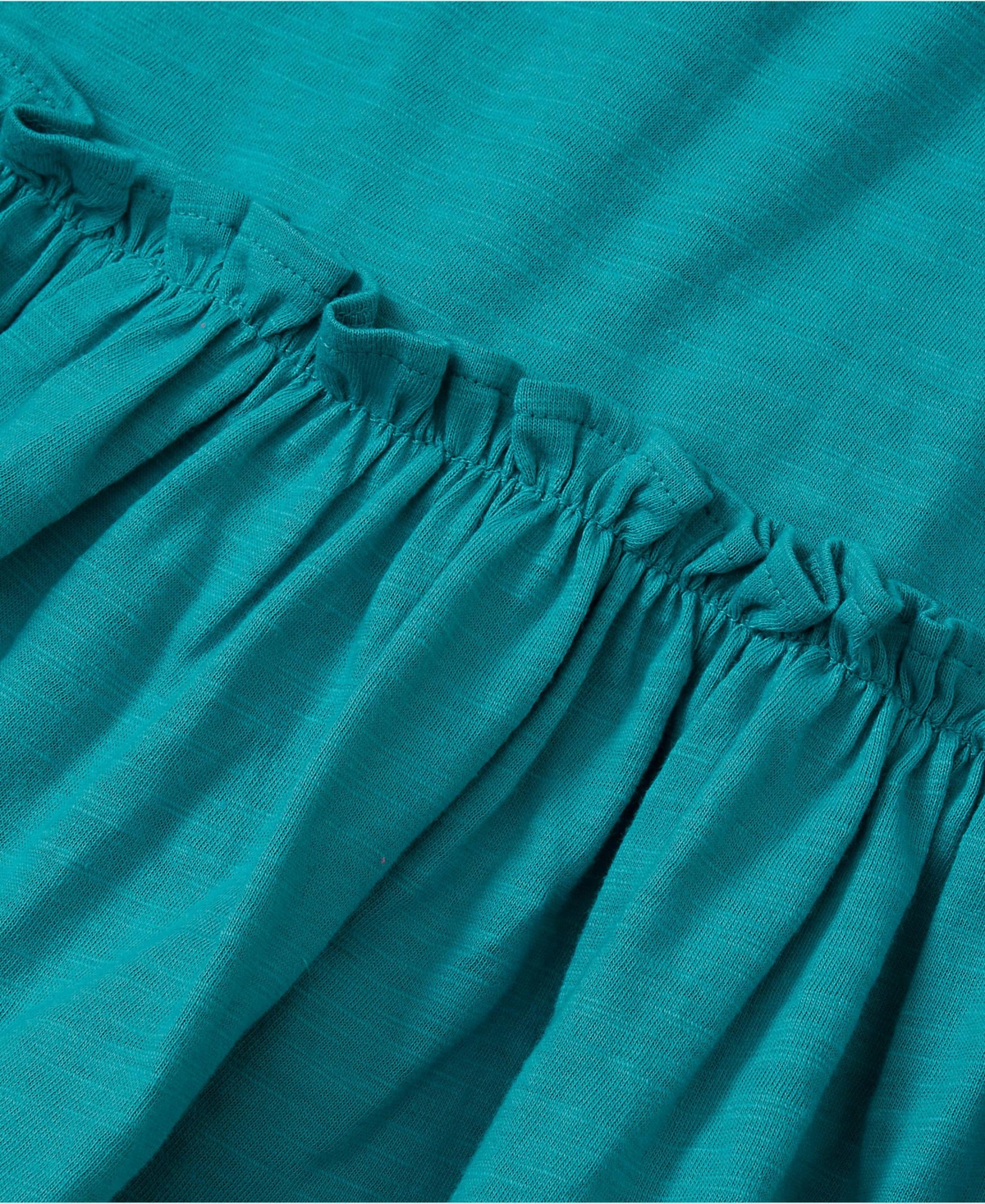 Lands' End Girls Ruffle Asymmetrical Dress