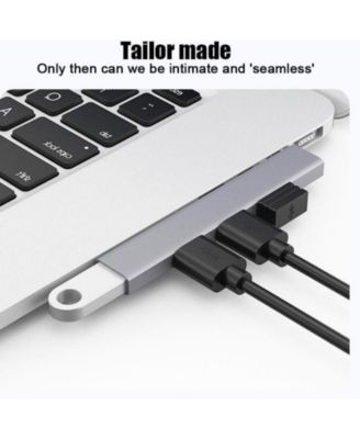 4-Port USB Hub with 5Gbps High-Speed Transfer, Plug-and-Play - Multiport Splitter for Laptop, Desktop, Ideal for Office