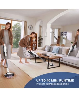 GO Slim (GO150) Cordless Stick Vacuum,Lithtweight, HEPA Filter & LED Headlights, 40 Minute Run-Time, Ideal for Daily Cleaning