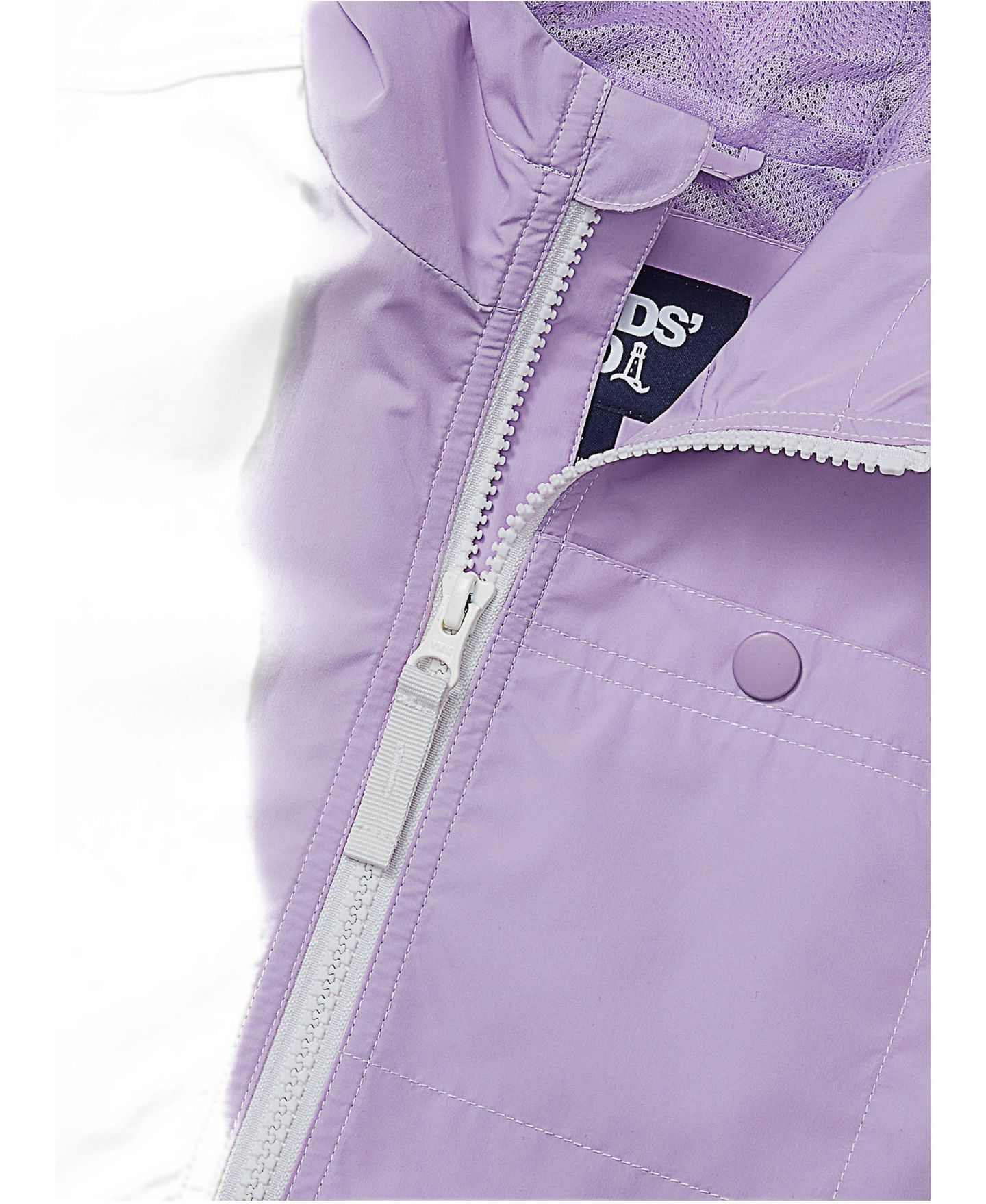 Куртка Lands' End Water Resistant Ocean Breeze для девочек, цвет: Лавандовый — фото 3