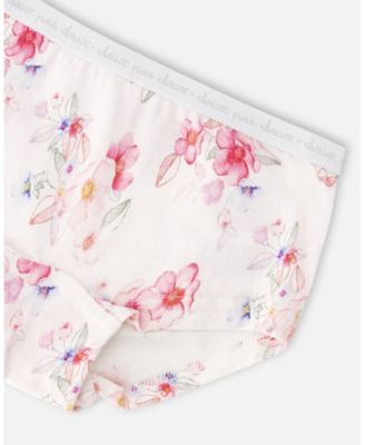 Girl Cotton Boy short Panty Printed Flowers - Toddler|Child