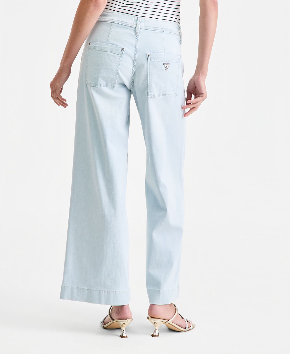 GUESS Women's Zoya Wide-Leg Jeans view 4 — MAYCSS fashion products