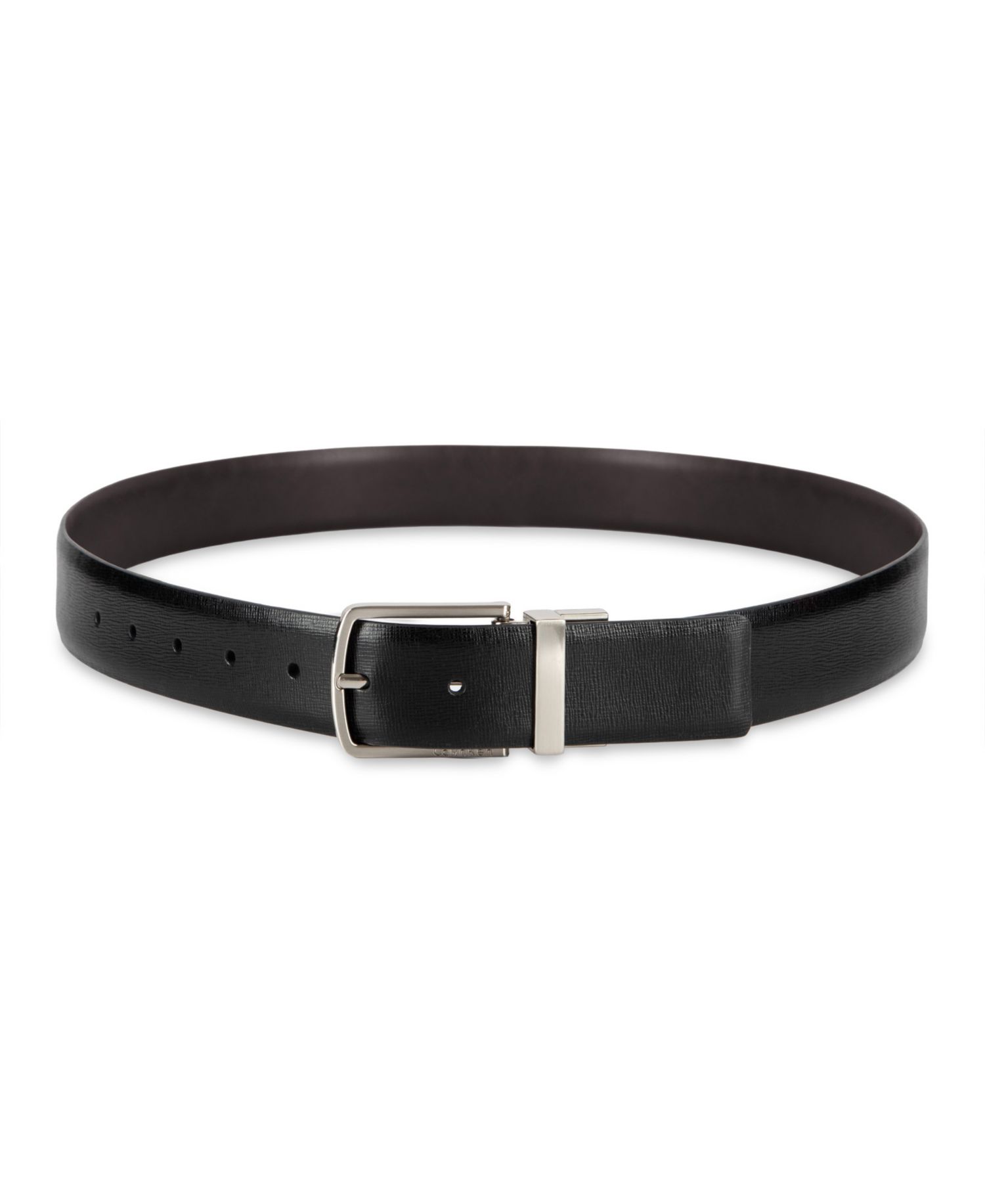 35MM Men's Reversible Saffiano Leather Belt