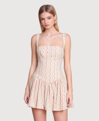 Women's Square Neck Mini Dress