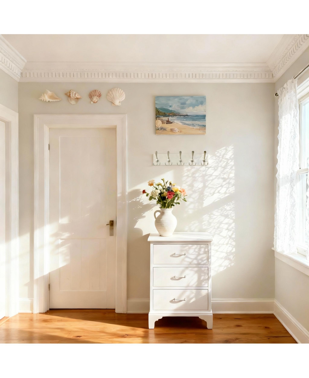 Yigii Wall Coat Rack 5 Hooks