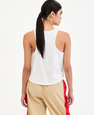 Women's High-Low Cotton Tank Top