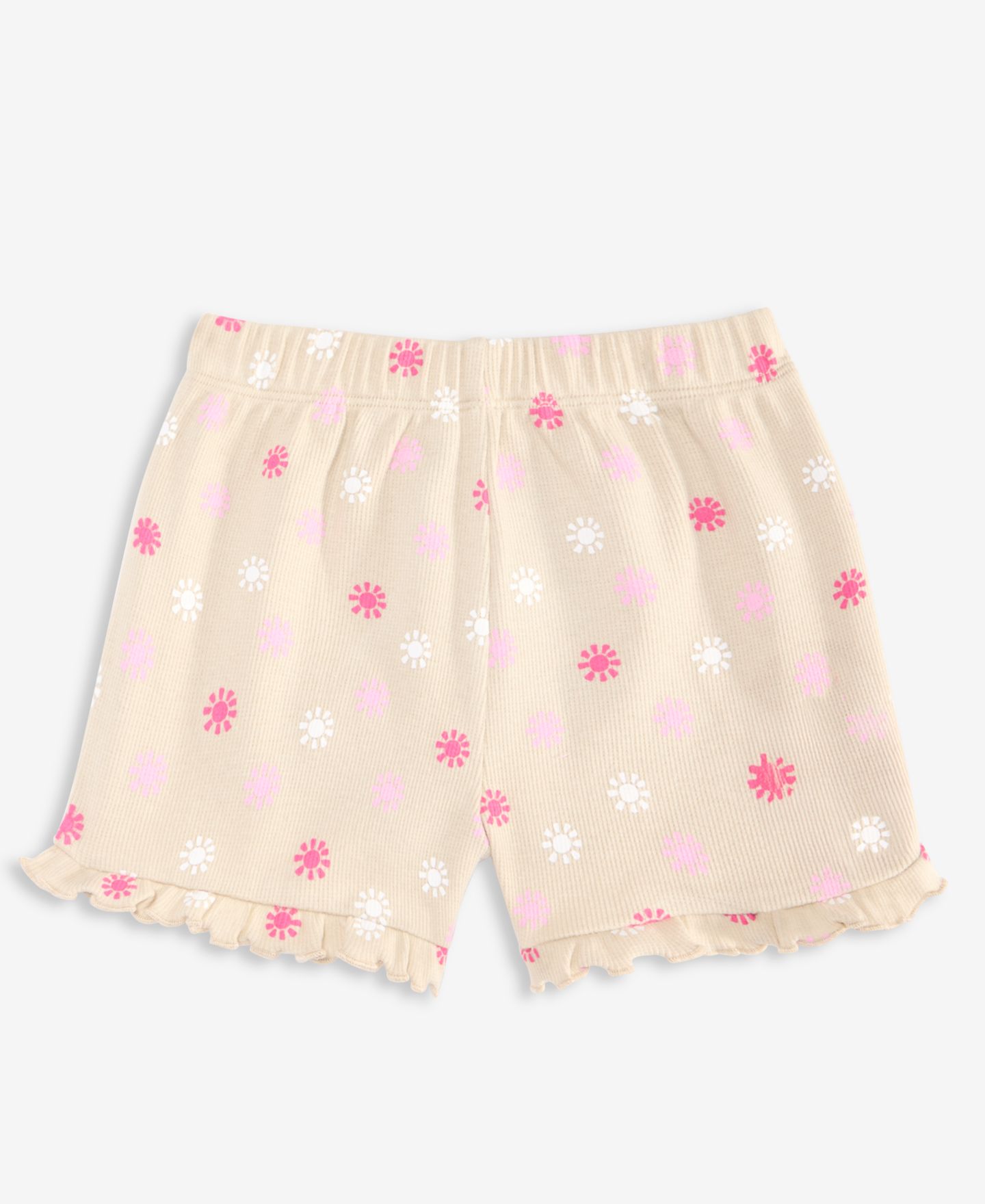 Шорты First Impressions Mix & Match Sunny-Print Ribbed Shorts для девочек-малышей — фото 2