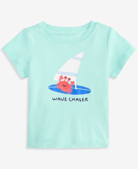 Футболка First Impressions Mix & Match Wave-Chaser Graphic T-Shirt для мальчиков-малышей