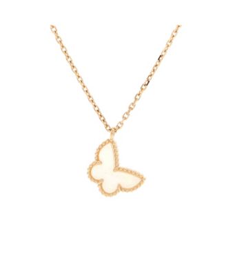 Sweet Alhambra Butterfly Pendant Necklace