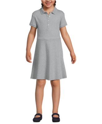 Little Girls Short Sleeve Interlock Polo Dress