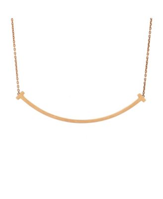 T Smile Pendant Necklace