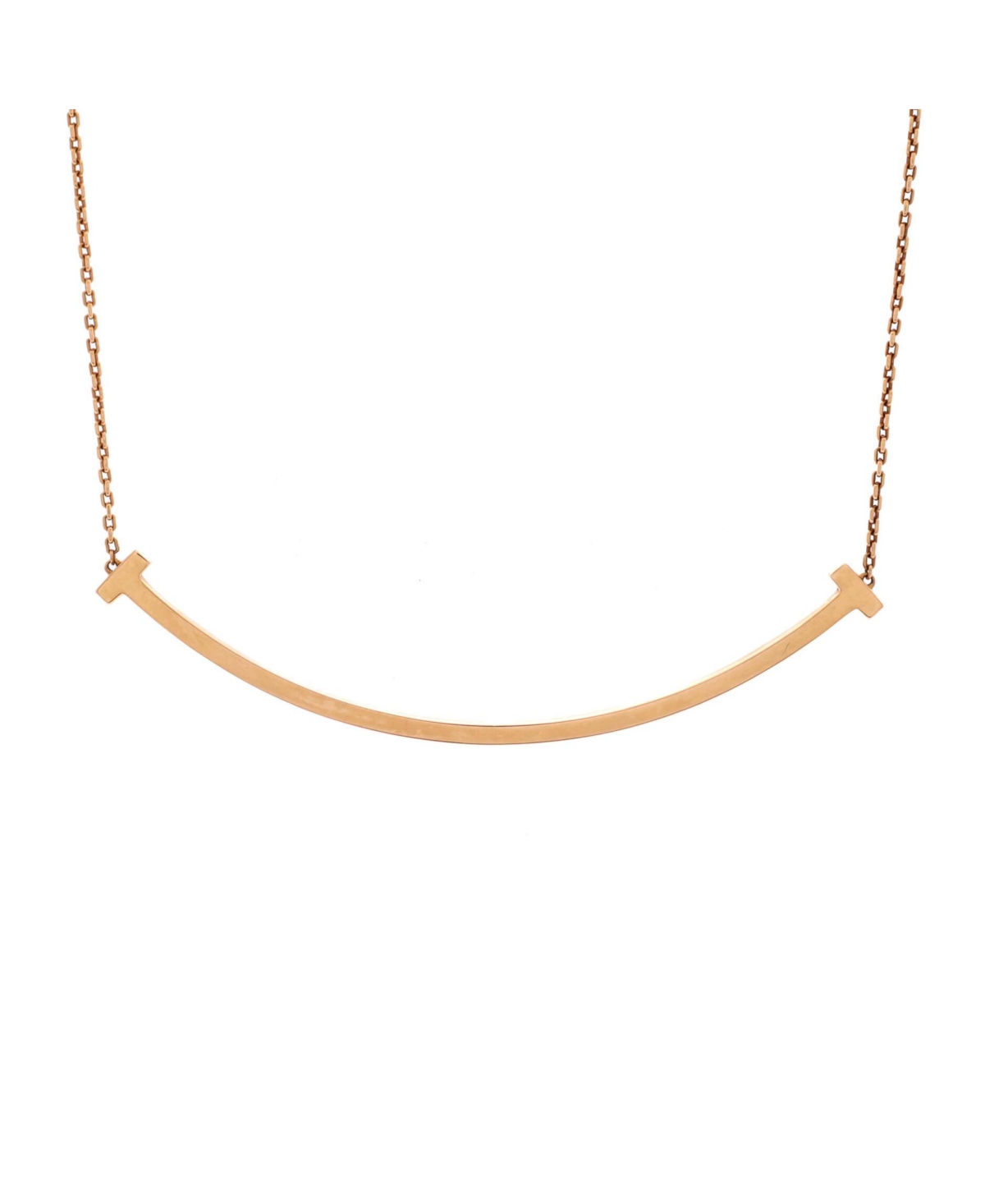 Pre-Owned Tiffany & Co T Smile Pendant Necklace