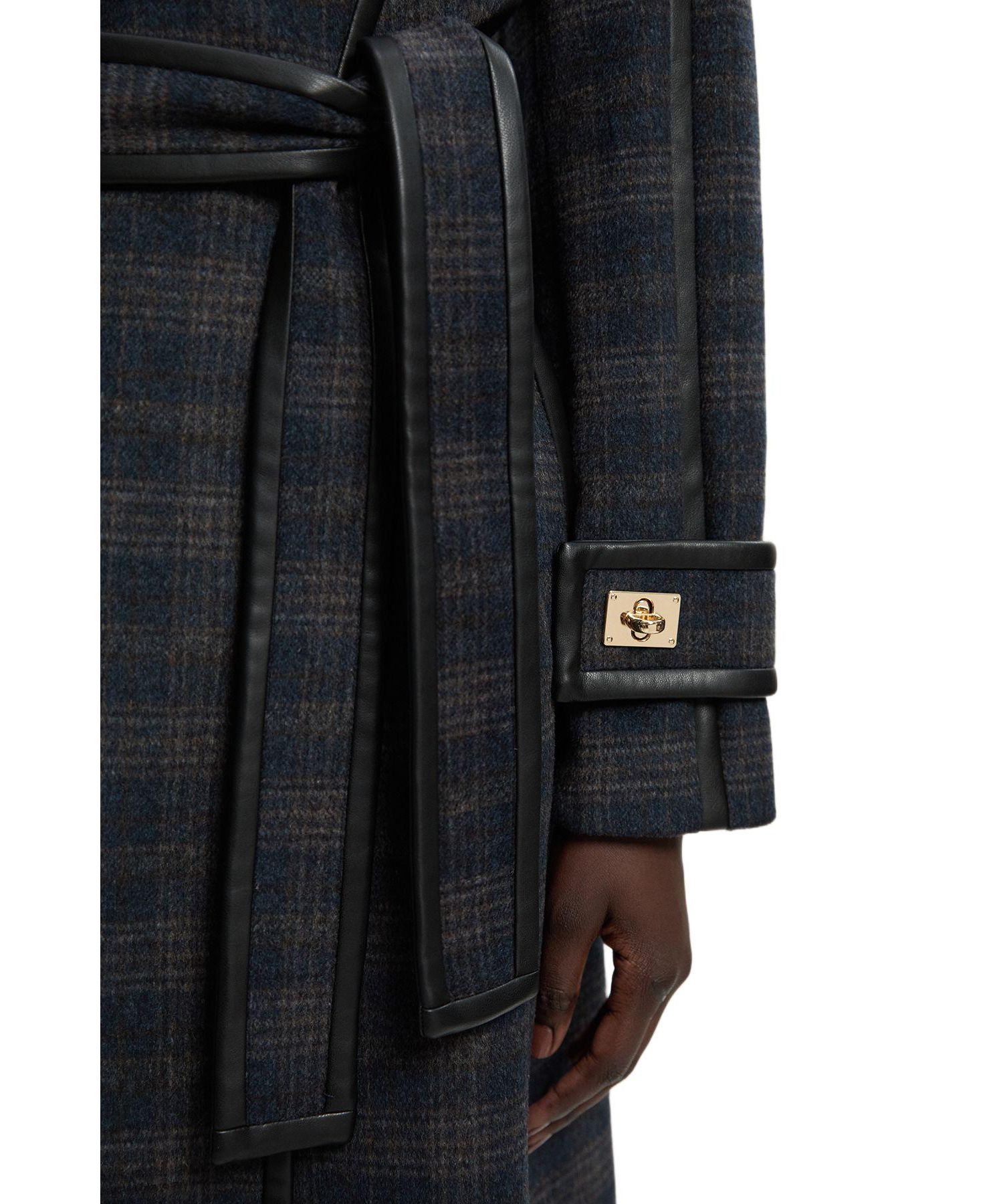 Women's Double Breasted Belted Midi Coat