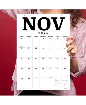 July 2026 - June 2027 Medium Art Poster Wall Calendar