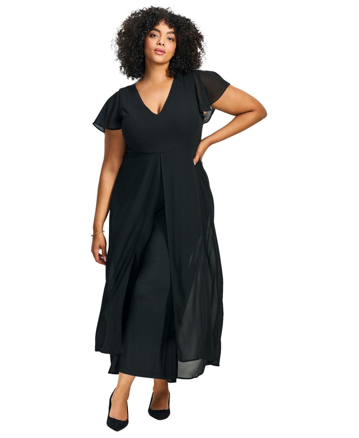 Plus Size Glam Jumpsuit