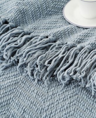 Herringbone Chenille Knit Throw, 50" x 60"