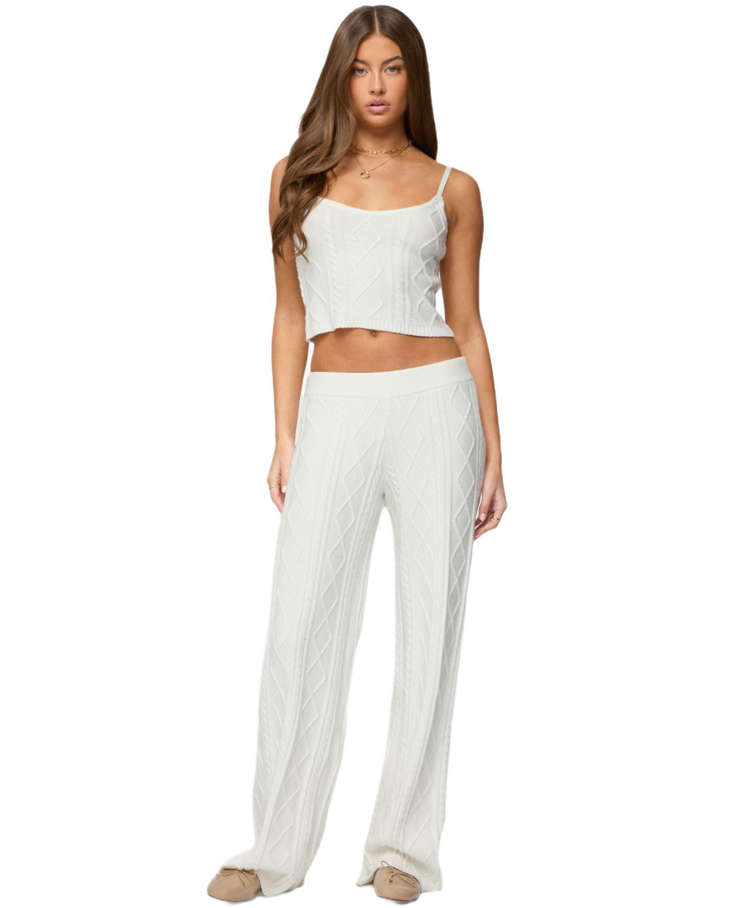 Women's Louise Cable Knit Tank Top