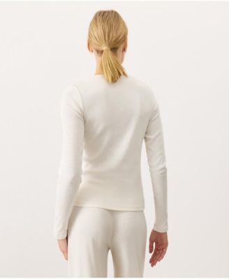 Women's Dream Rib Slim Henley made with organic cotton Top