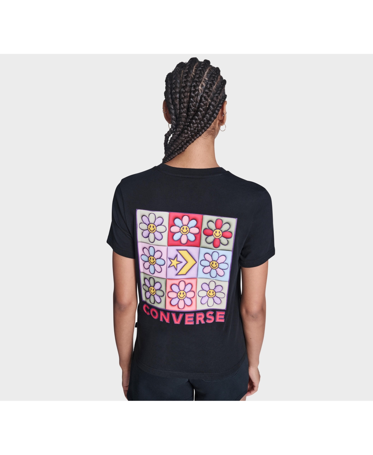 Converse Women's Flower Grid T-Shirt